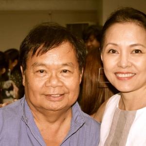 With Award Winning Actress Bing Pimentel of the Philippines at Indie Bravo Award 2014 Philippines Daily Inquirer Makati PH 121114