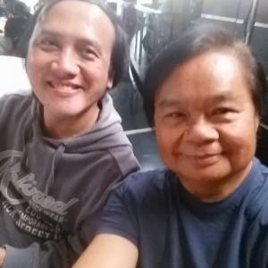 With Mell T. Navarro, a will respected a Entertainment Journalist in the Philippines