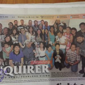 Front Page Philippine Sunday Inquirer 121414 Philipine Magazine