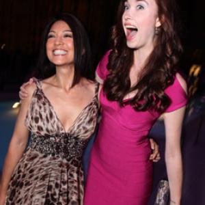 MingNa Wen and Elyse Levesque at event of SGU Stargate Universe 2009