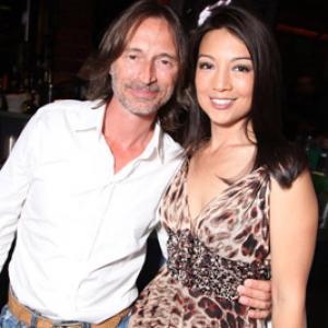 Robert Carlyle and MingNa Wen at event of SGU Stargate Universe 2009