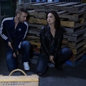 Still of MingNa Wen and Nick Blood in Agents of SHIELD 2013