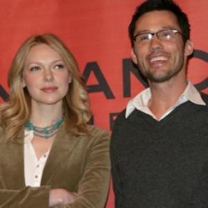 Jeffrey Donovan and Laura Prepon at event of Come Early Morning (2006)