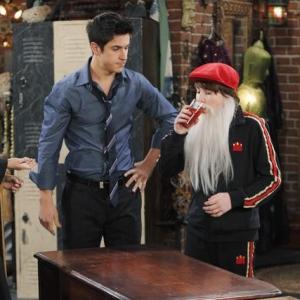 Still of David Henrie Selena Gomez and Cameron Sanders in Wizards of Waverly Place 2007