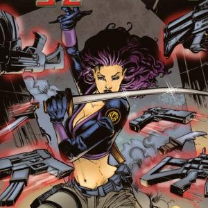 Alina Andrei as the comic book heroine OMEGA 1  now a motion comic App available on the Apple Network!
