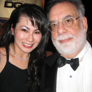 Francis Ford Coppola and Joan Wong. DGA Awards.