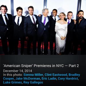 AMERICAN SNIPER Premiere NY, Jan 15th 2015