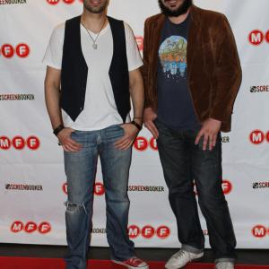 Paul Galliano and Ryan M. Moore at the 2011 Manhattan Film Festival