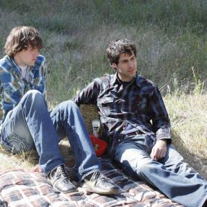 Still from The Picnic L to R Beckett Witzke as Mark and Paul Galliano as Peter