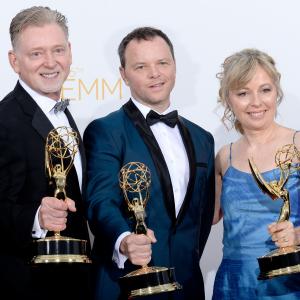 Warren Littlefield Kim Todd and Noah Hawley at event of The 66th Primetime Emmy Awards 2014