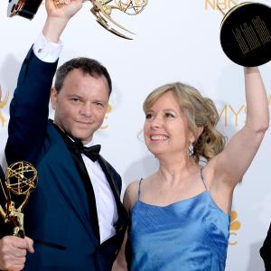 Kim Todd and Noah Hawley at event of The 66th Primetime Emmy Awards (2014)