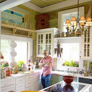 Billy B at Home in the Home he designed Southern Living Magazine Great Southern Kitchens