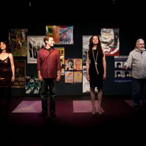 Betsy Hammer Marc Ginsburg Victoria Summer and John Szura in Come Together at The Attic Theatre Los Angeles directed by James Carey