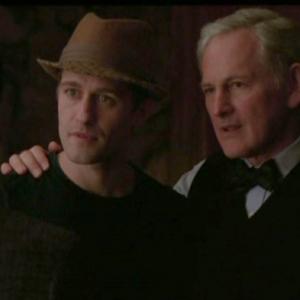 Still of Victor Garber and Matthew Morrison in Glee (2009)