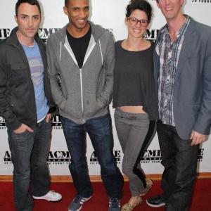 After my big stand-up special at Acme Comedy Theater. I'm with Darren, Matt, and Scout - my host and 2 openers. Fun night!