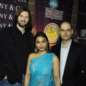 Ayesha Dharker, John Jeffcoat and George Wing at event of Outsourced (2006)