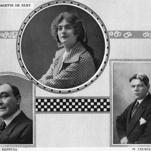 Still of Louis Leubas and Georgette De Nerys in La nouvelle mission de Judex 1917
