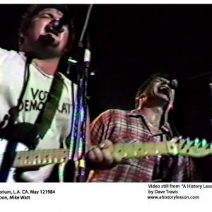 The Minutemen Los Angeles 1984 from left D Boon Mike Watt right