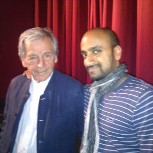 Oscarwinning director Costa Gavras and me I was lucky to work with him in Eden  Louest2008