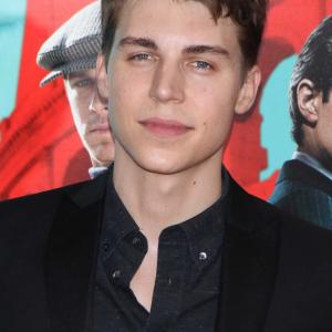 Nolan Gerard Funk attends event Man from Uncle in New York City