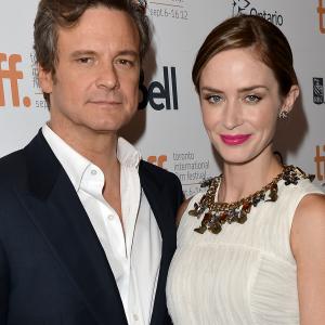 Colin Firth and Emily Blunt at event of Arthur Newman (2012)