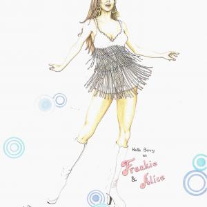 Halle Berry in Frankie and Alice Illustration Hazel Yuan Costume Designer Ruth Carter