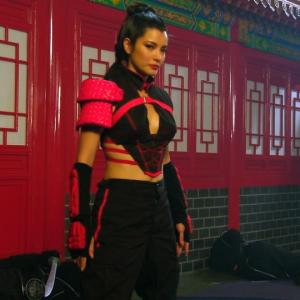 Original Costume designed and made by Hazel Yuan (Actress Kelly Hu)