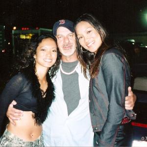 on the set of Fast and Furious with director Rob Cohen and Angela Rockwood