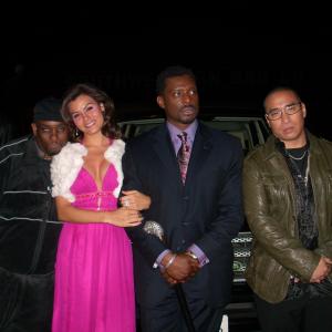 Blood and Bone Director Ben Ramsey with casts Michelle Belegrin Eamonn Walker and Ron Yuan
