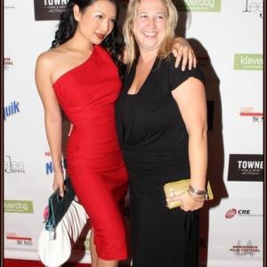 Downtown LA film festival, Gwendoline Yeo and Director Meghan Peterson 