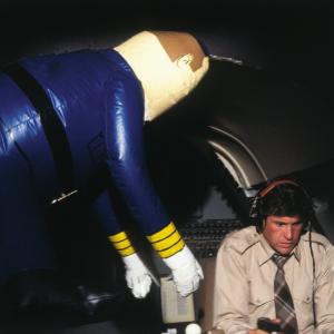 Still of Robert Hays and Otto in Airplane! 1980