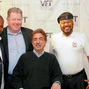 DC Joe Mantegna and members of Veterans in Film and Television