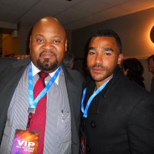 Dwayne Conyers with Jamil Walker Smith at the Cinequest Film Festival, April 2011