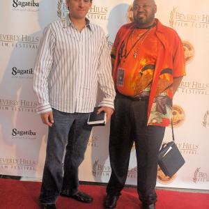 At the Beverly Hills Film Festival with actor Matteo Indelicato