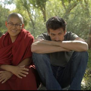 Alfredo Covelli and Chamba Lamo Still from the movie With real stars above my head Ladakh India 2014