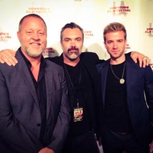 John Lacy, Jhon Doria, and Anton Troy at the Downtown Film Festival Los Angeles, for a screening of 