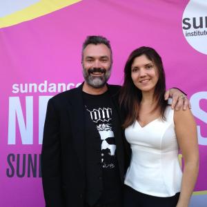Jhon Doria and Julia Doria at Sundance Next Fest, 8.10.14