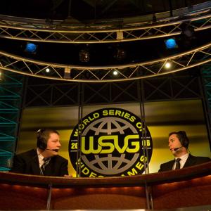 Alex Hackney  BJ Lange Sportscast for the 2008 World Series of Video Games CSTVCBS Sports