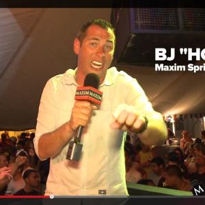 BJ Honkey Lange  Host of Maxims Spring Break 2012 Panama City Beach FL