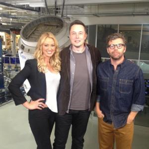 Hanging with my friend Elon Musk! filming DVD on TVs Iron Man 2