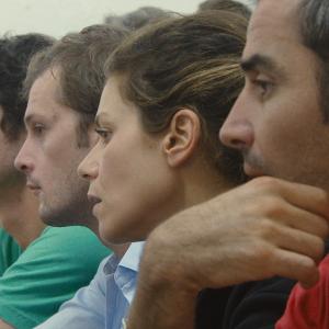 Still of Jérémie Elkaïm, Nicolas Duvauchelle, Marina Foïs and Arnaud Henriet in Polisse (2011)