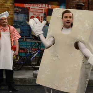 Still of Justin Timberlake and Bobby Moynihan in Saturday Night Live 1975