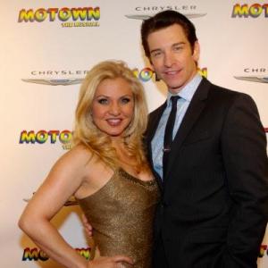 Orfeh and her husband Andy Karl at the opening of Motown the Musical April 14 2013