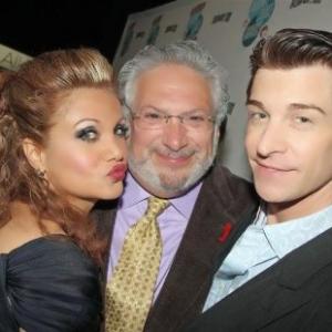 Broadwaycome Audience Choice Awards May 5 2013  with husband Andy Karl and Harvey Firestein