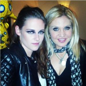 Orfeh with Kristen Stewart at a screening of On the Road 2012