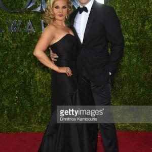 Orfeh and husband Andy Karl attend the 69th Annual Tony Awards at Radio City Music Hall June 2015