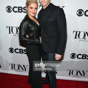 Orfeh and husband Andy Karl at the 2015 Tony Honors Cocktail party New York City May 31 2015