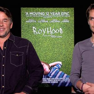 Still of Richard Linklater and Ellar Coltrane in IMDb: What to Watch (2013)