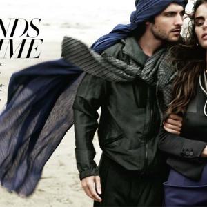 Nicole Trunfio for Sands Of Time an Arabian themed collection featuring in Harpers Bazar