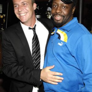 Wyclef Jean and Asger Leth at event of Ghosts of Citeacute Soleil 2006